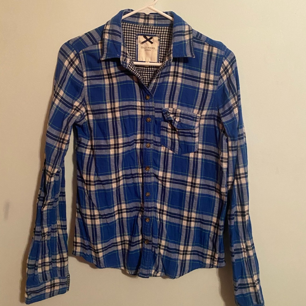Gilly hicks flannel button down